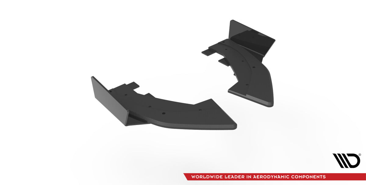 Street Pro Diffusor Flaps passend für Audi RS3 Sportback 8Y schwarz matt + Hochglanz Flaps