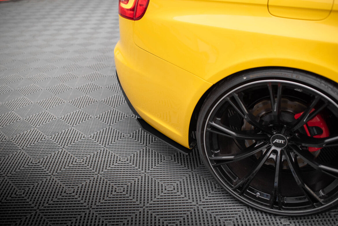 Street Pro Diffusor Flaps passend für Audi RS4 B8 roter Kern