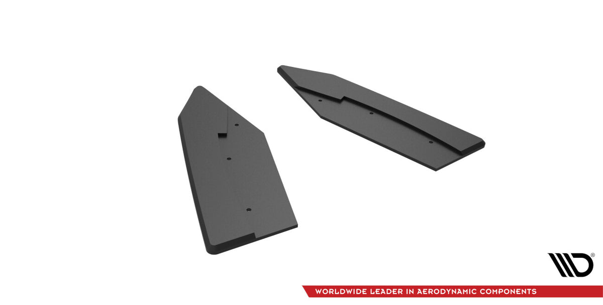 Street Pro Diffusor Flaps passend für Audi RS4 B8 schwarz matt