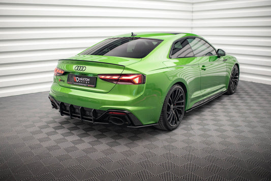 Street Pro Diffusor Flaps passend für Audi RS5 F5 FL schwarz matt