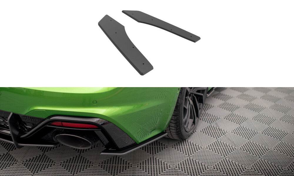 Street Pro Diffusor Flaps passend für Audi RS5 F5 FL schwarz matt