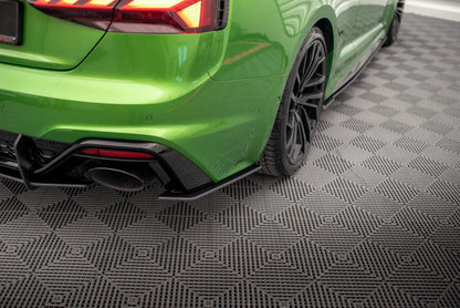 Street Pro Diffusor Flaps passend für Audi RS5 F5 FL schwarz matt