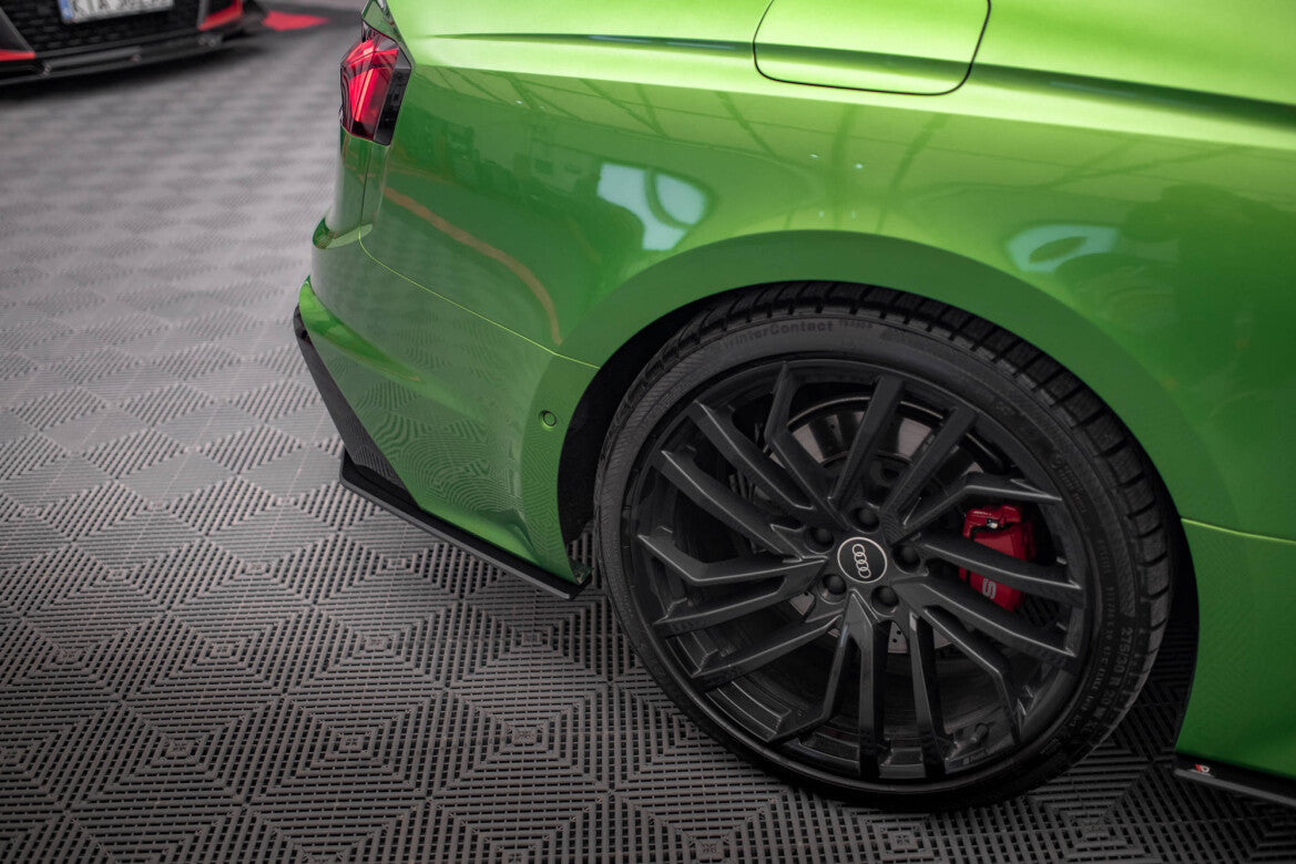 Street Pro Diffusor Flaps passend für Audi RS5 F5 FL schwarz matt