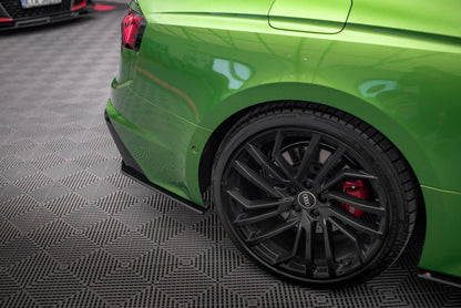 Street Pro Diffusor Flaps passend für Audi RS5 F5 FL schwarz matt