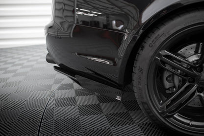 Street Pro Diffusor Flaps passend für Audi RS6 Avant C6 schwarz matt + Hochglanz Flaps