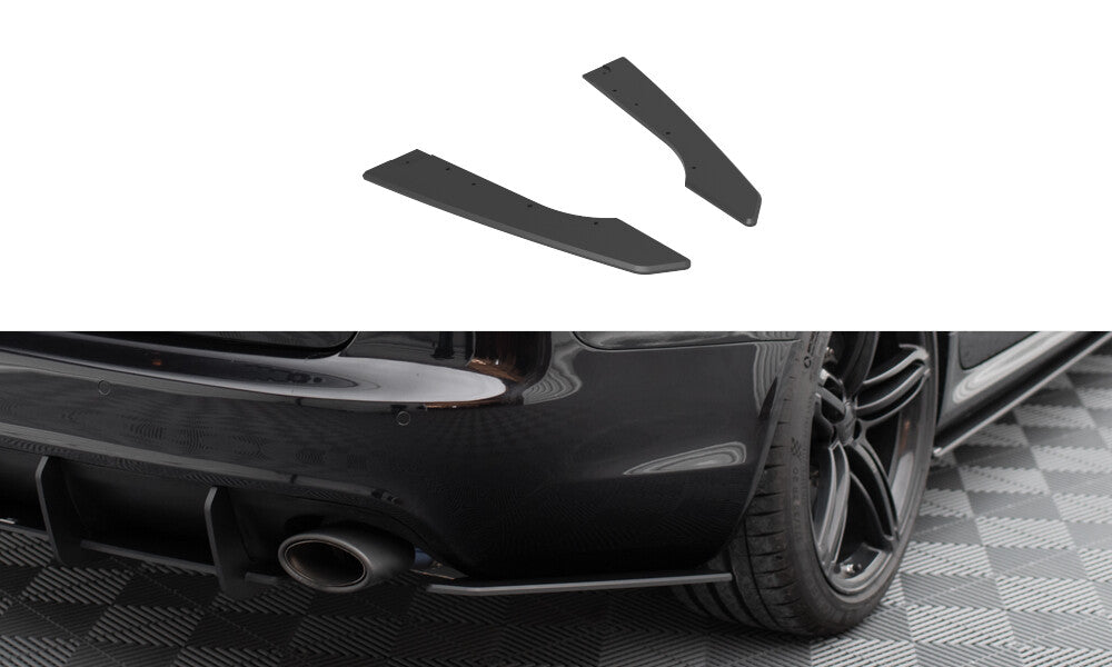 Street Pro Diffusor Flaps passend für Audi RS6 Avant C6 schwarz matt