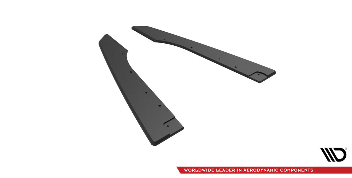 Street Pro Diffusor Flaps passend für Audi RS6 Avant C6 schwarz matt