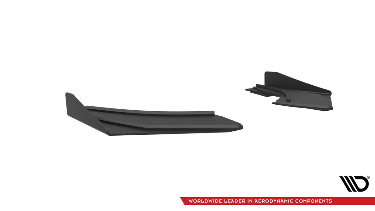 Street Pro Diffusor Flaps passend für Audi S3 Limousine 8V schwarz matt + Hochglanz Flaps