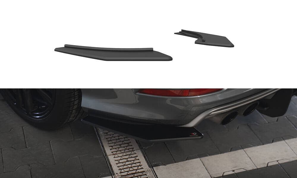 Street Pro Diffusor Flaps passend für Audi S3 Limousine 8V schwarz matt