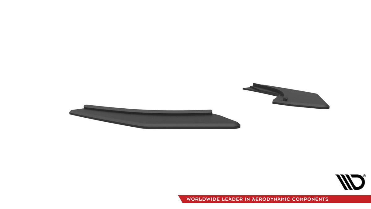 Street Pro Diffusor Flaps passend für Audi S3 Limousine 8V schwarz matt