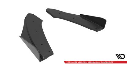 Street Pro Diffusor Flaps passend für Audi S3 Limousine 8Y schwarz matt + Hochglanz Flaps