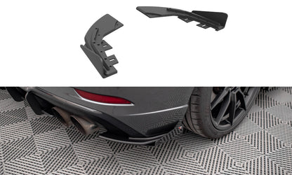 Street Pro Diffusor Flaps passend für Audi S3 Sportback 8V FL schwarz matt + Hochglanz Flaps
