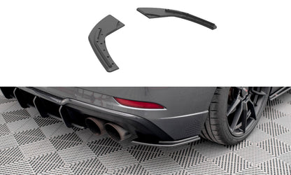 Street Pro Diffusor Flaps passend für Audi S3 Sportback 8V FL schwarz matt