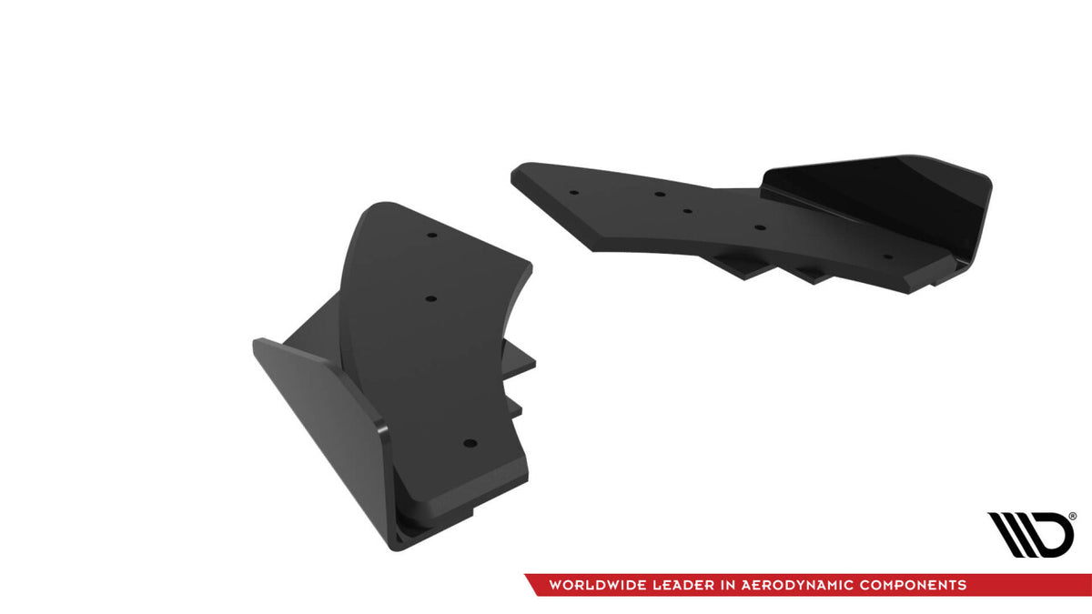 Street Pro Diffusor Flaps passend für Audi S3 Sportback 8Y FL schwarz matt + Hochglanz Flaps