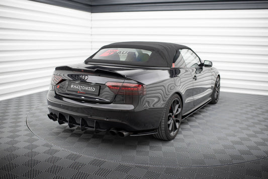 Street Pro Diffusor Flaps passend für Audi S5 / A5 S-Line Coupe / Cabriolet 8T schwarz matt