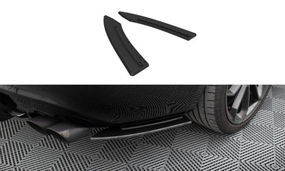 Street Pro Diffusor Flaps passend für Audi S5 / A5 S-Line Coupe / Cabriolet 8T schwarz matt