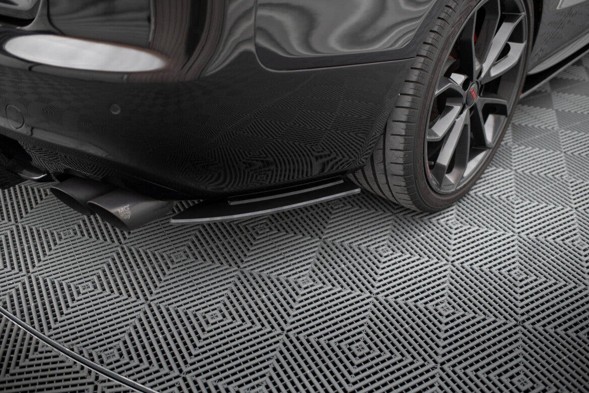 Street Pro Diffusor Flaps passend für Audi S5 / A5 S-Line Coupe / Cabriolet 8T schwarz matt