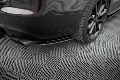 Street Pro Diffusor Flaps passend für Audi S5 / A5 S-Line Coupe / Cabriolet 8T schwarz matt