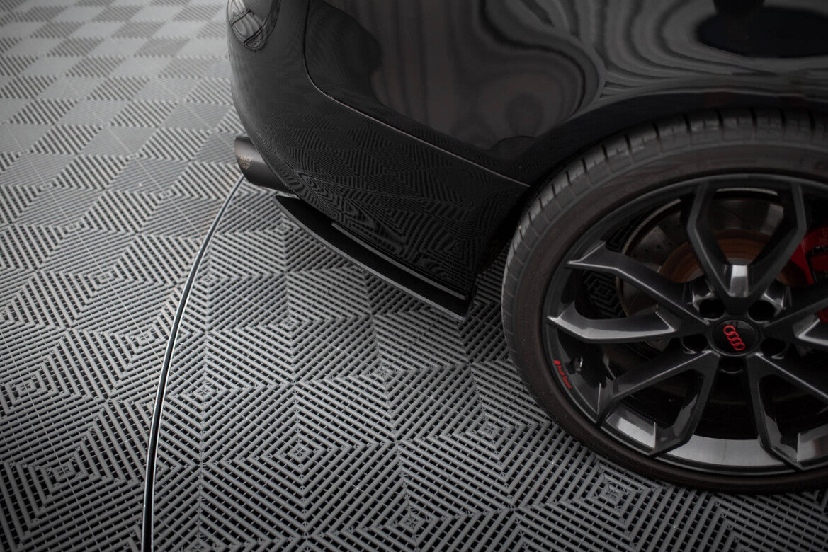 Street Pro Diffusor Flaps passend für Audi S5 / A5 S-Line Coupe / Cabriolet 8T schwarz matt