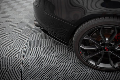 Street Pro Diffusor Flaps passend für Audi S5 / A5 S-Line Coupe / Cabriolet 8T schwarz matt