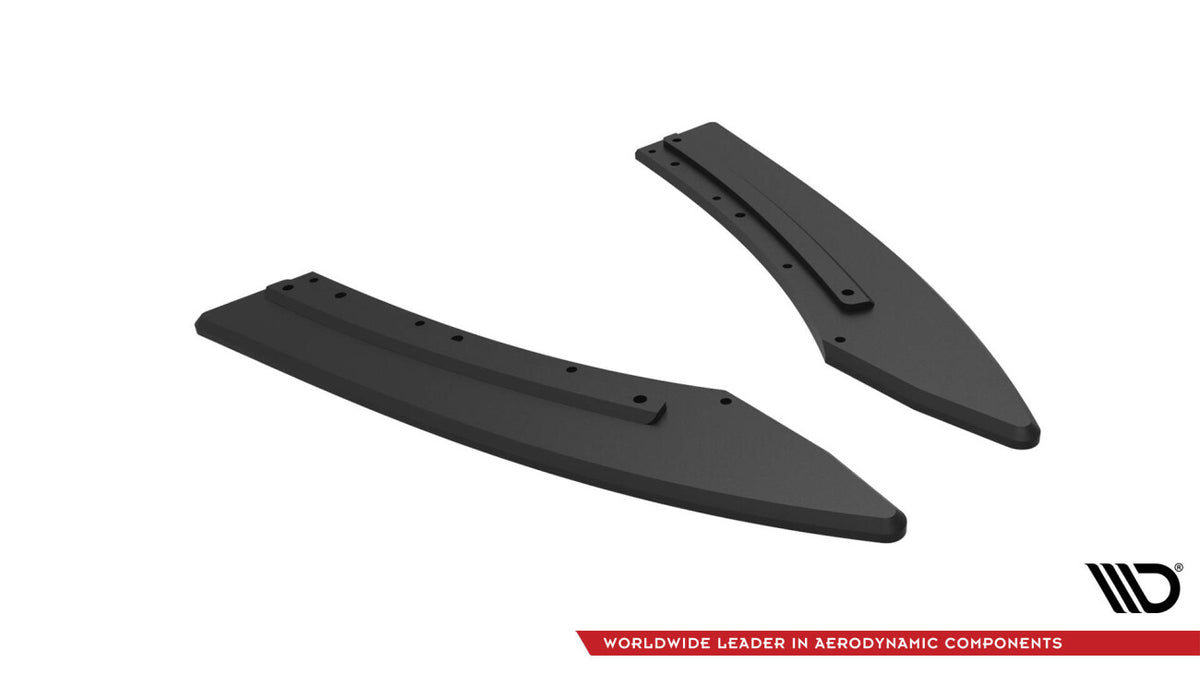 Street Pro Diffusor Flaps passend für Audi S5 / A5 S-Line Coupe / Cabriolet 8T schwarz matt