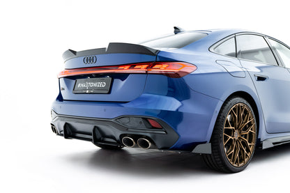 Street Pro Diffusor Flaps passend für Audi S5 Limousine / Avant B10 schwarz matt + Hochglanz Flaps