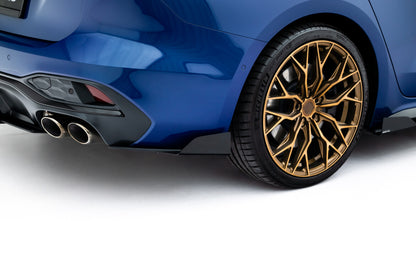 Street Pro Diffusor Flaps passend für Audi S5 Limousine / Avant B10 schwarz matt + Hochglanz Flaps