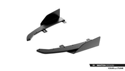 Street Pro Diffusor Flaps passend für Audi S5 Limousine / Avant B10 schwarz matt + Hochglanz Flaps
