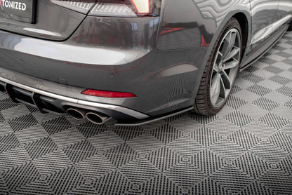 Street Pro Diffusor Flaps passend für Audi S5 Sportback F5 schwarz matt