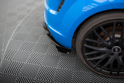 Street Pro Diffusor Flaps passend für Audi TT S 8S FL schwarz matt + Hochglanz Flaps