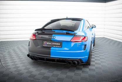 Street Pro Diffusor Flaps passend für Audi TT S 8S FL schwarz matt + Hochglanz Flaps