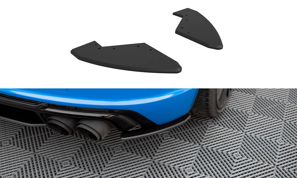 Street Pro Diffusor Flaps passend für Audi TT S 8S FL schwarz matt