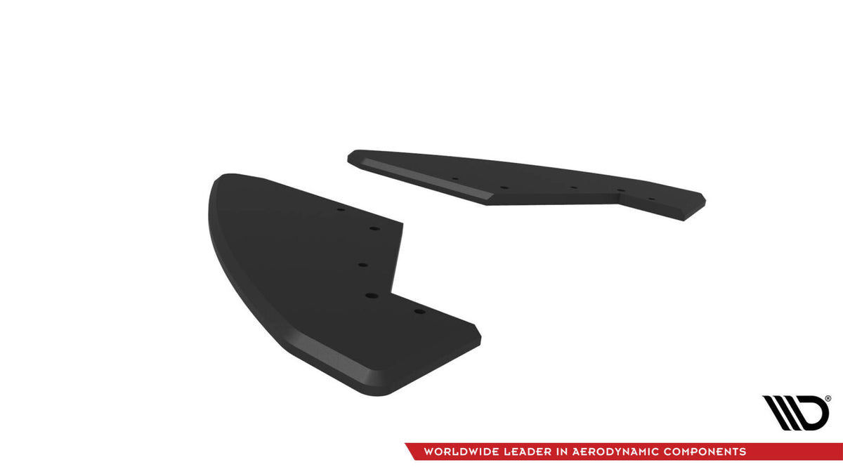 Street Pro Diffusor Flaps passend für Audi TT S 8S FL schwarz matt