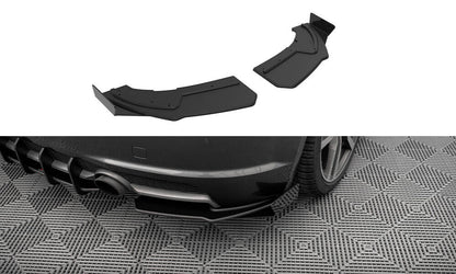 Street Pro Diffusor Flaps passend für Audi TT S-Line 8S schwarz matt + Hochglanz Flaps