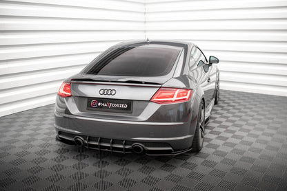 Street Pro Diffusor Flaps passend für Audi TT S-Line 8S schwarz matt