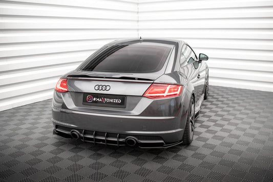 Street Pro Diffusor Flaps passend für Audi TT S-Line 8S schwarz matt