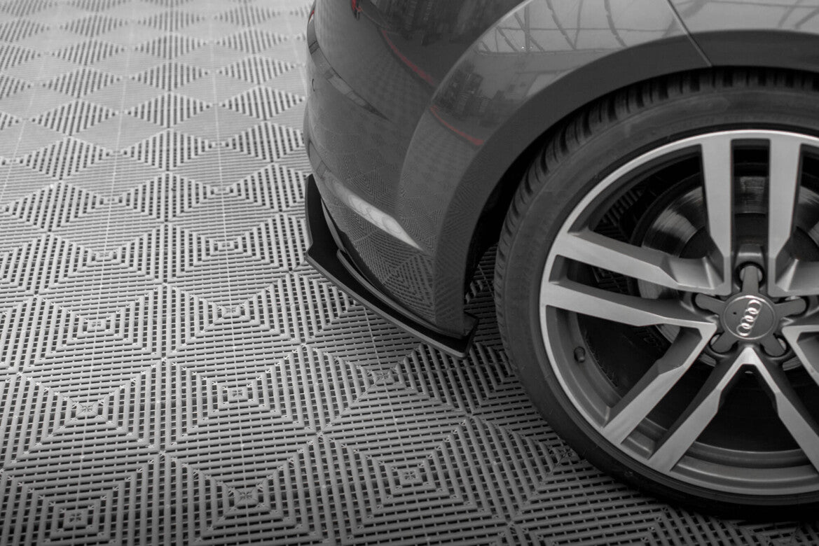 Street Pro Diffusor Flaps passend für Audi TT S-Line 8S schwarz matt