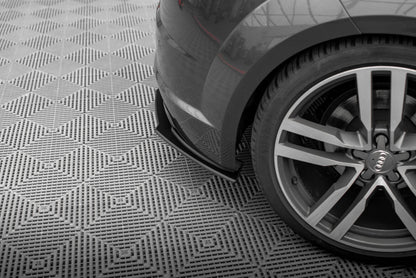 Street Pro Diffusor Flaps passend für Audi TT S-Line 8S schwarz matt
