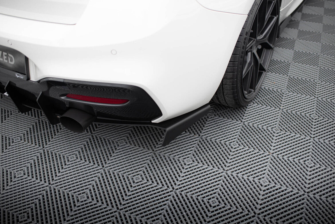 Street Pro Diffusor Flaps passend für BMW 1er F20/F21 M-Power FL schwarz matt