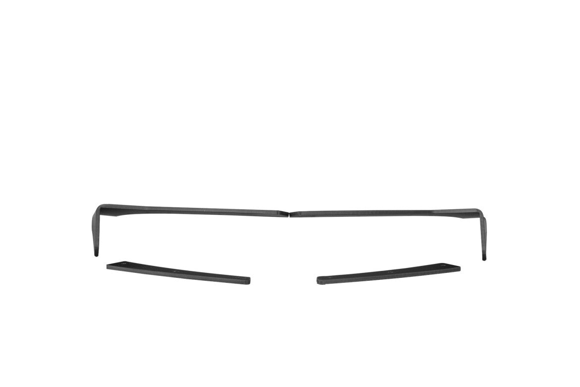 Street Pro Diffusor Flaps passend für BMW 1er F20/F21 M-Power FL schwarz matt