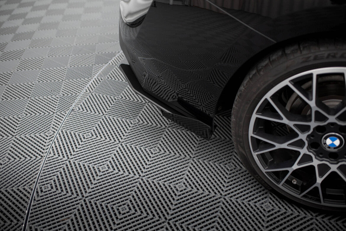 Street Pro Diffusor Flaps passend für BMW 2 Coupe G42 schwarz matt + Hochglanz Flaps