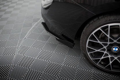 Street Pro Diffusor Flaps passend für BMW 2 Coupe G42 schwarz matt + Hochglanz Flaps