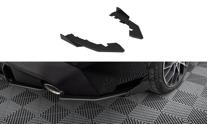 Street Pro Diffusor Flaps passend für BMW 2 Coupe G42 schwarz matt + Hochglanz Flaps