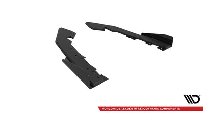 Street Pro Diffusor Flaps passend für BMW 2 Coupe G42 schwarz matt + Hochglanz Flaps
