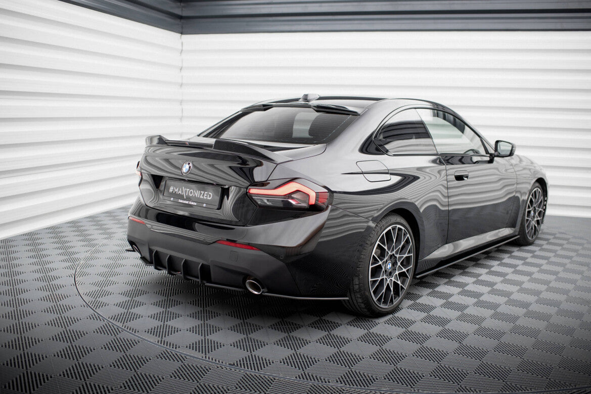 Street Pro Diffusor Flaps passend für BMW 2 Coupe G42 schwarz matt