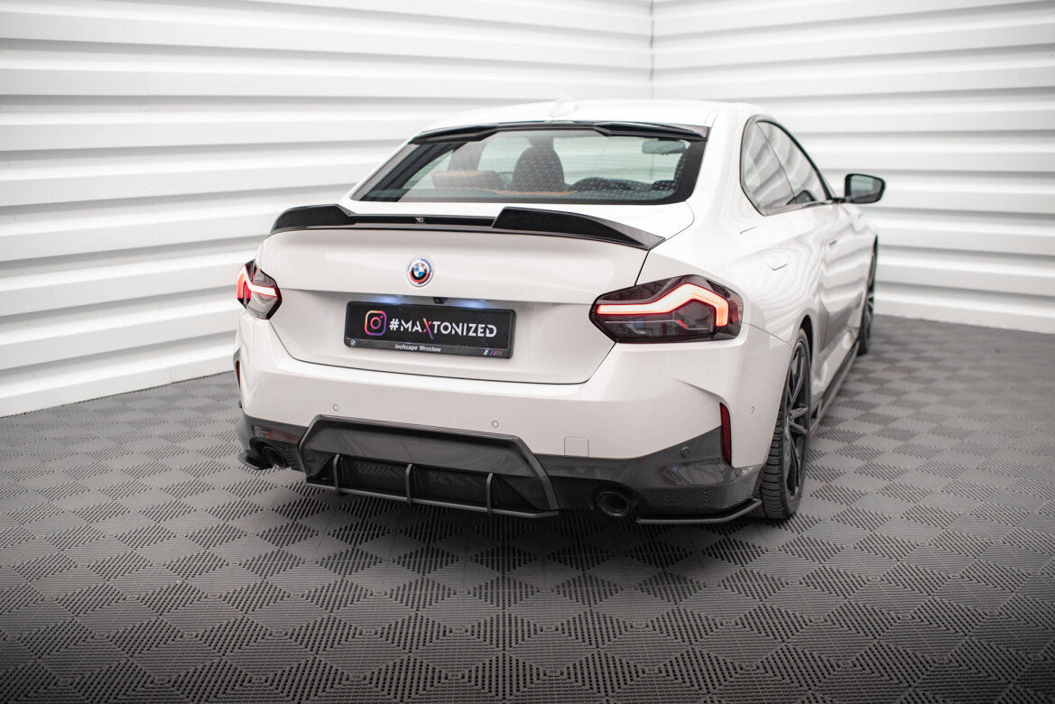 Street Pro Diffusor Flaps passend für BMW 2 Coupe M-Paket G42 schwarz matt