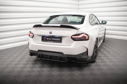 Street Pro Diffusor Flaps passend für BMW 2 Coupe M-Paket G42 schwarz matt