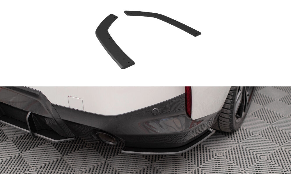 Street Pro Diffusor Flaps passend für BMW 2 Coupe M-Paket G42 schwarz matt