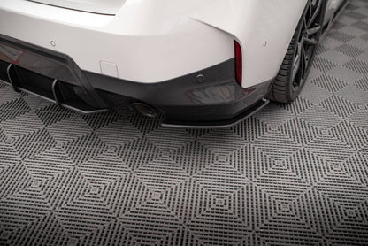 Street Pro Diffusor Flaps passend für BMW 2 Coupe M-Paket G42 schwarz matt