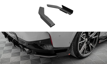 Street Pro Diffusor Flaps passend für BMW 2 Coupe M240i G42 schwarz matt + Hochglanz Flaps
